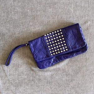 Purple Studded Wristlet